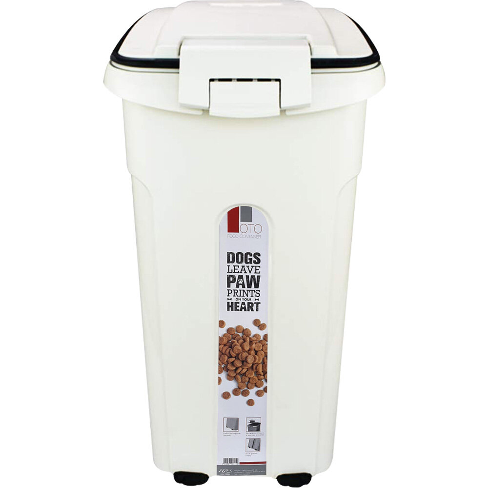 TBMax Contenedor de almacenamiento de comida para perros de 5 a 7 libras,  recipiente hermético de comida para gatos con boquilla grande mejorada